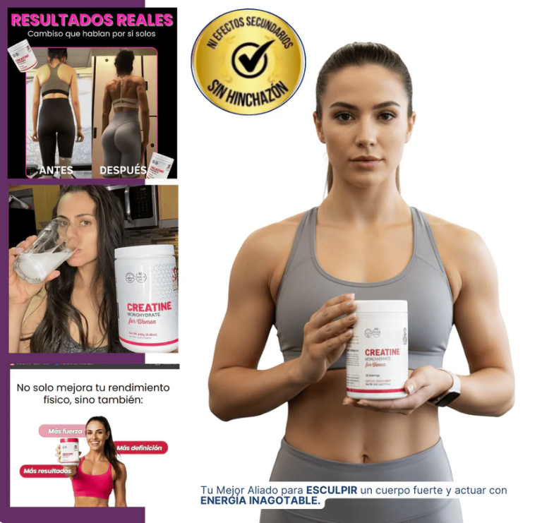Creatina Para Mujer Old School - foto adicional 1