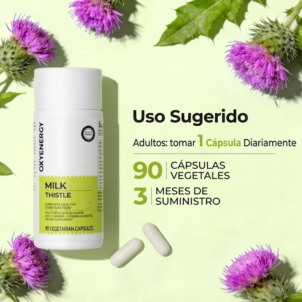 Milk Thistle OxyEnergy - uso sugerido