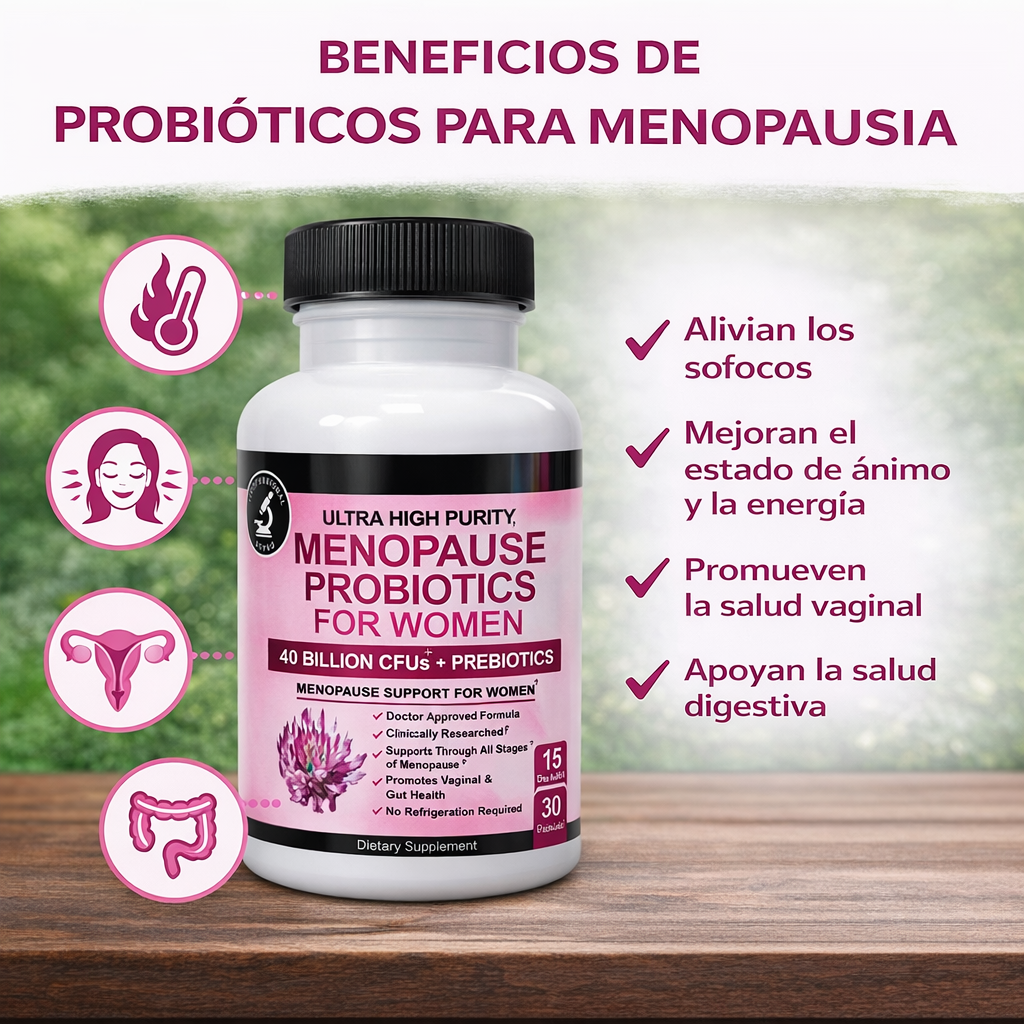 Probióticos Para La Menopausia - beneficios