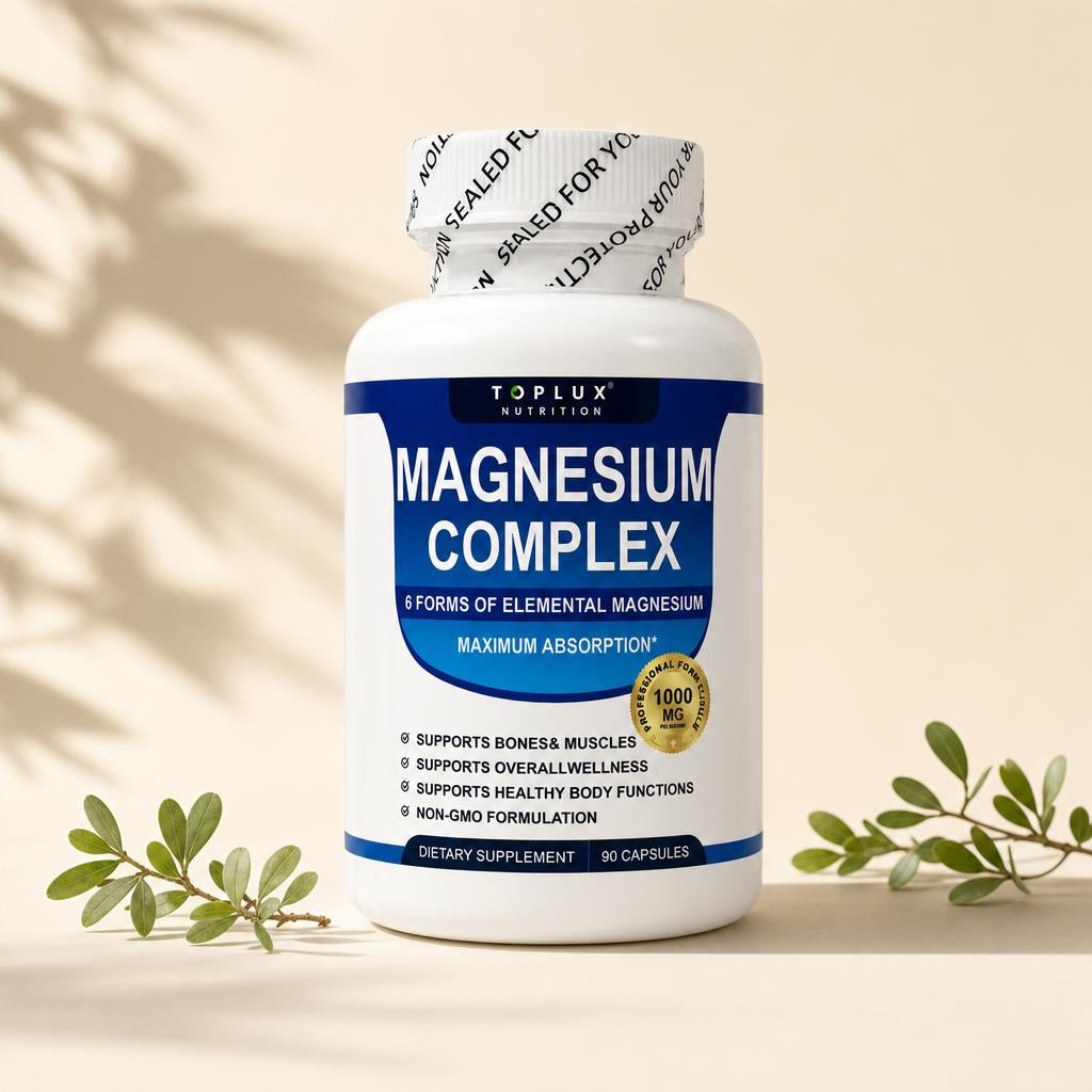 Magnesium Complex Toplux Nutrition, 90 cápsulas, foto de producto